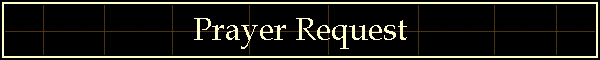 Prayer Request
